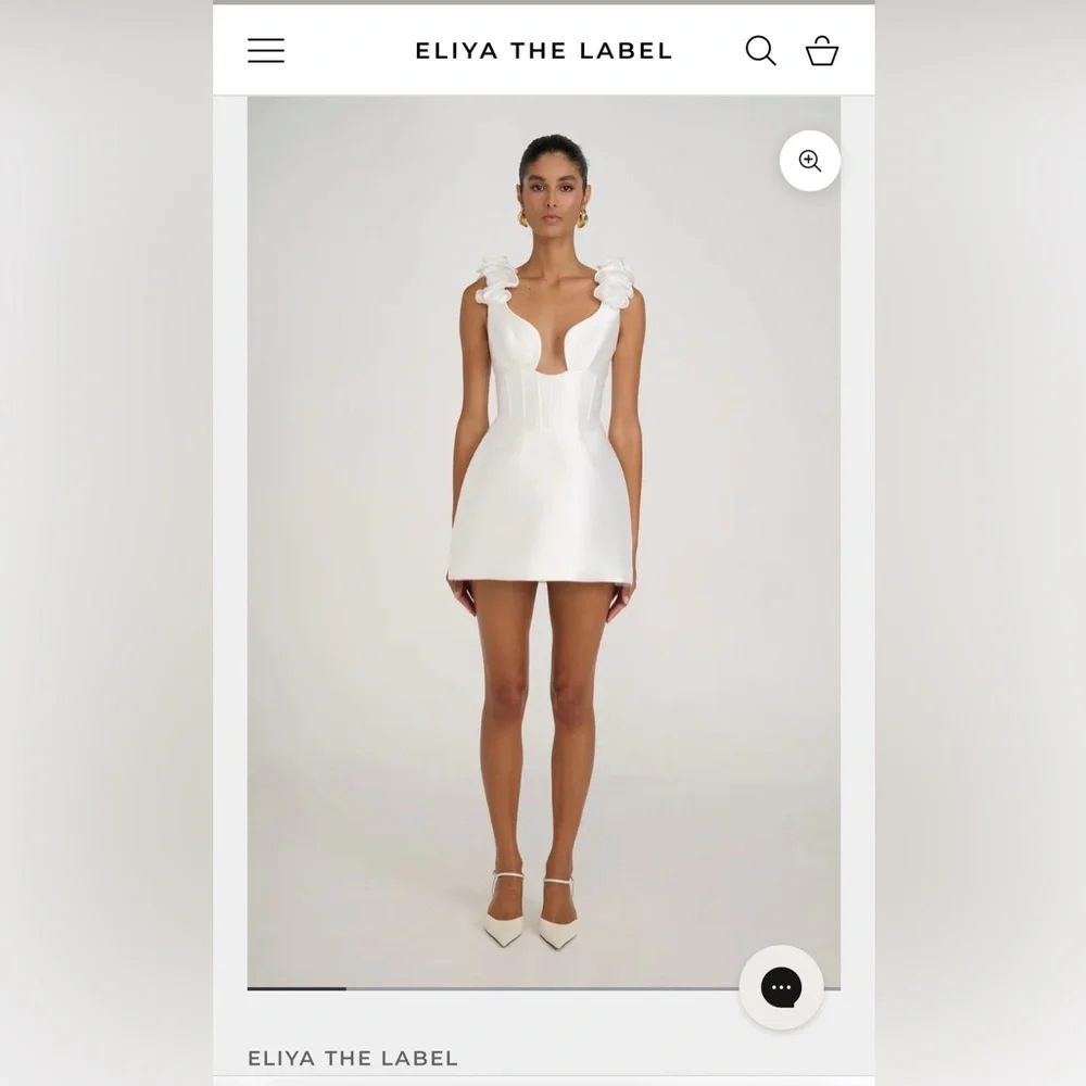 Eliya The Label White Taria Dress - Picture 1 of 7